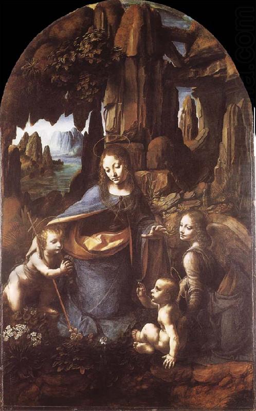 Madonna in the rock grottos, LEONARDO da Vinci